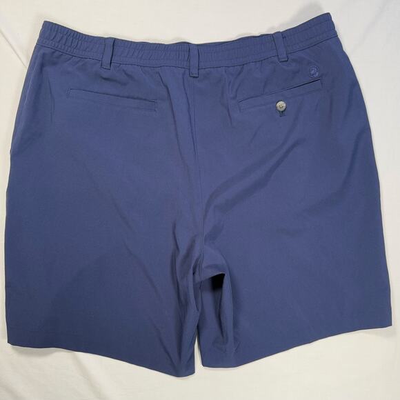 Southern Proper Flat Front Cotton Shorts Navy Size 38 - Picture 2 of 9